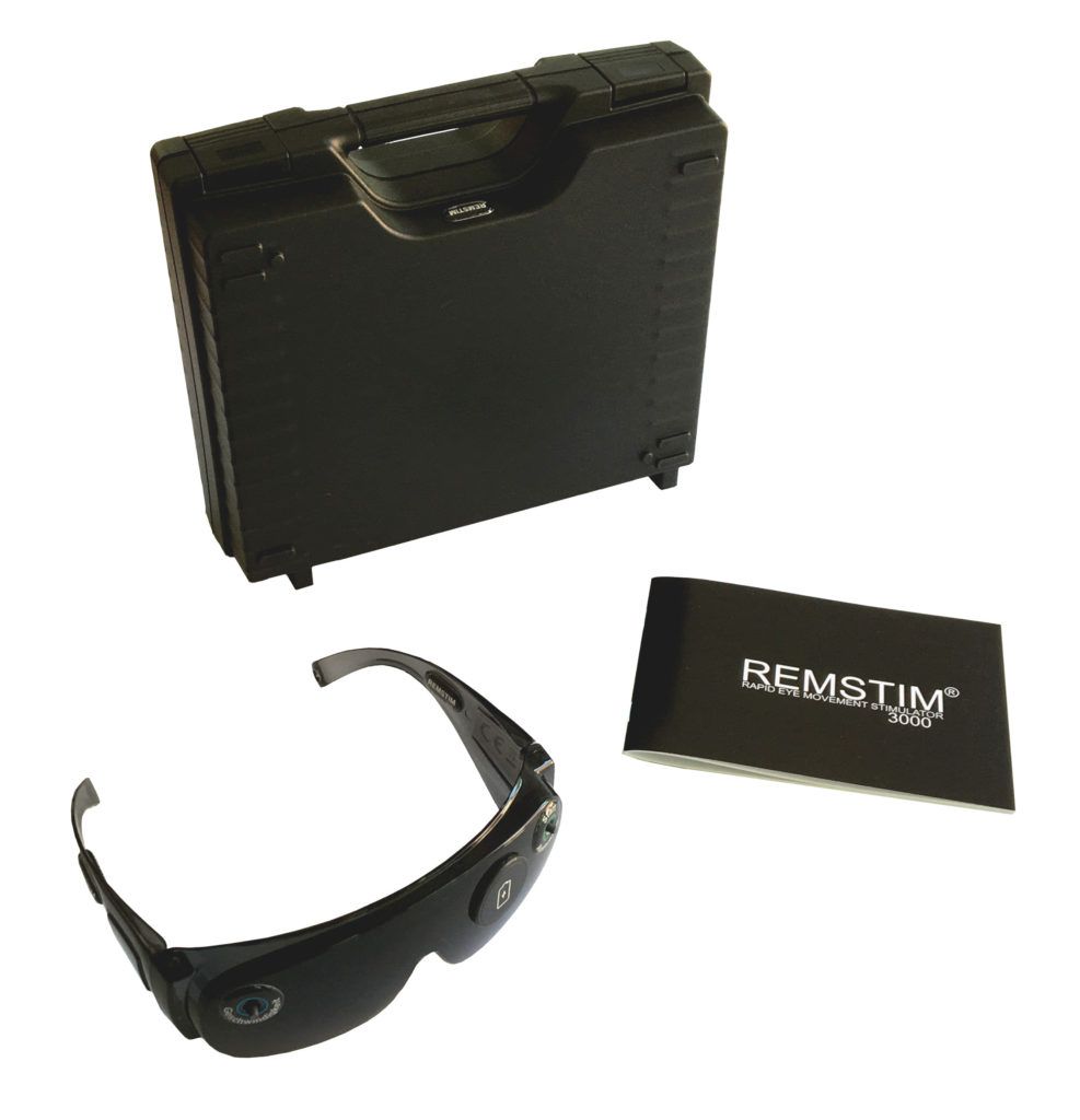 EMDR-Brille REMSTIM 3000 Modell 2020 mit Koffer